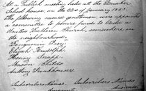 Fundraisng committee, United Brethren Church